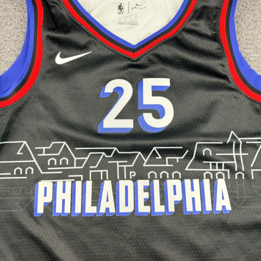 Nike Ben Simmons‎ Philadelphia 76ers Men's S City Edition Swingman Jersey Black